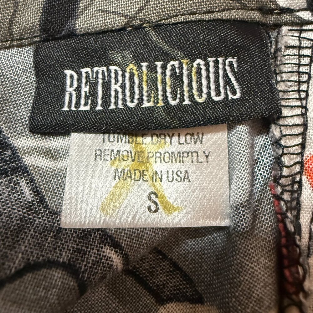 Retrolicious 3555 Purse Fillers A-Line Skirt 100% cotton with pockets size SMALL - Picture 7 of 12